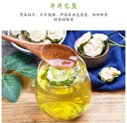 Dried Bitter Melon Canned Bitter Melon Tea Bitter Melon Slices Fresh Farmhouse Bitter Melon Tea 80g Herbal Tea新鲜农家 苦瓜干80g