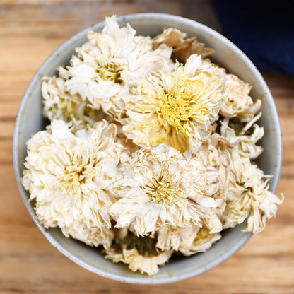 Chrysanthemum Chrysanthemum Tea Canned 2.11oz Huangshan Chrysanthemum Tea White Chrysanthemum Tea 60g Herbal Tea 黄山贡菊 白菊花茶