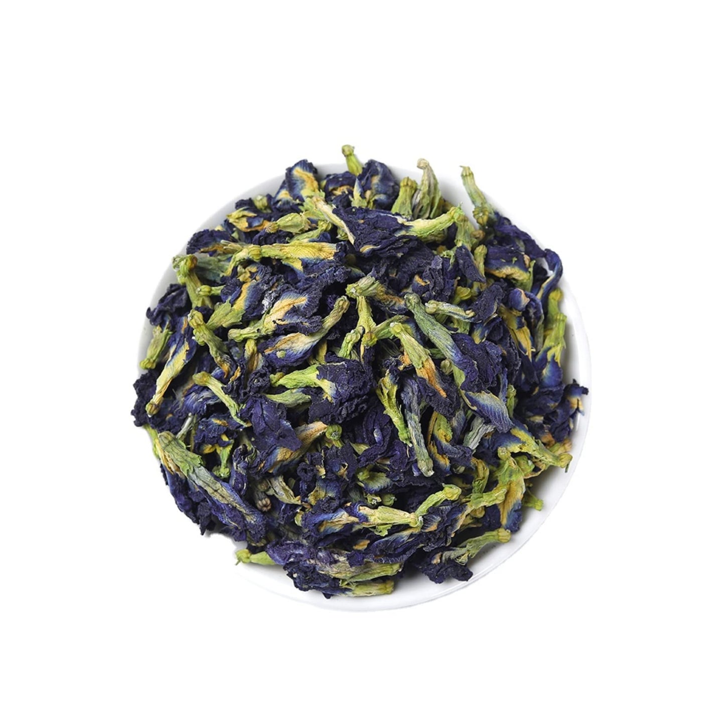 Herbal Tea Blue Dried Butterfly Pea Flower Tea 100g All Natural Caffeine-free Herbal Tea with Unique Blue Color and Health Ben蝶豆花100g