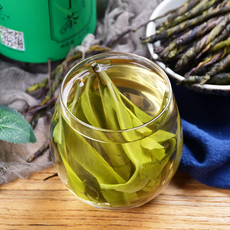 Herbal tea Bitter Ding Tea Canned 120g Hainan Big Leaf Bitter Ding Tea Tender Buds Bitter Ding Tea Big Leaf 海南大叶嫩芽苦丁茶 120g