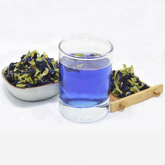 All Natural Caffeine-free Herbal Tea with Unique Blue Color and Health Benefits Herbal Tea 100% Pure Dried Butterfly Pea Flower Tea 100g 蝶豆花100g