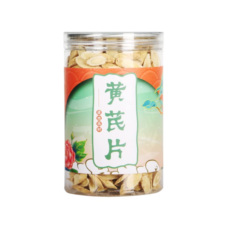 Natural Premium Astragalus Slices 8.81oz Gansu Astragalus Slanted Slices Canned 250g Astragalus Herbs 黄芪中草药材黄芪片甘肃岷县黄芪斜片罐装