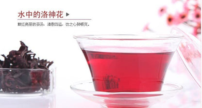 Canned Flower Tea 1.41oz Dried Flower Drink Health Roselle Hibiscus Tea Sabdariffa Chinese Herbal Tea 40g 洛神花干花果茶玫瑰茄罐装