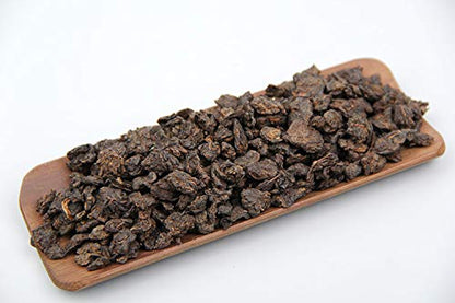 Natural and Additive-free Puerh Tea Cooked Tea 500g Loose Tea Laochatou Nuoxiang Ancient Tree Ripe Puerh Fossil Broken Silver Tea Yunnan Black Tea 普洱茶 熟茶 散茶老茶头 糯香古树熟普洱老茶头 碎银子茶化石