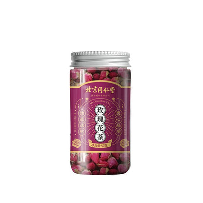 Natural Premium Rose Tea Canned Fruit Tea Whole Rose Goddess Tea 1.76oz/50g Rose Tea