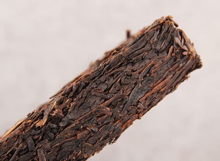 Yunnan Pu-erh Tea Ripe Tea Brick 250g Cooked Tea The Beauty of Mellow Old Tree Original Leaf Brick Menghai Old Tea Stem Brick Aged Sweet and Mellow 普洱茶熟茶砖 至醇之美老树原叶砖250g 勐海陈年老茶梗砖