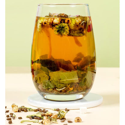 Lotus Leaf, Rose, Bitter Melon Tea, Cassia Seeds Small Cans of Flower Tea Scientific Ratio One Can A Day 105g (3.70oz) Combination Chinese Herbal Tea 荷叶玫瑰苦瓜茶 决明子小罐装花茶