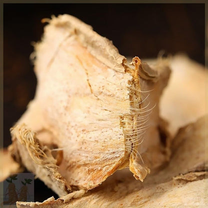 Dried Ginger 100g/3.52oz Chinese Herbal, Sulfur-free Dried Ginger Slices Sichuan Small Yellow Ginger China Herbal Tea  干姜100克瓶装,无硫干姜片