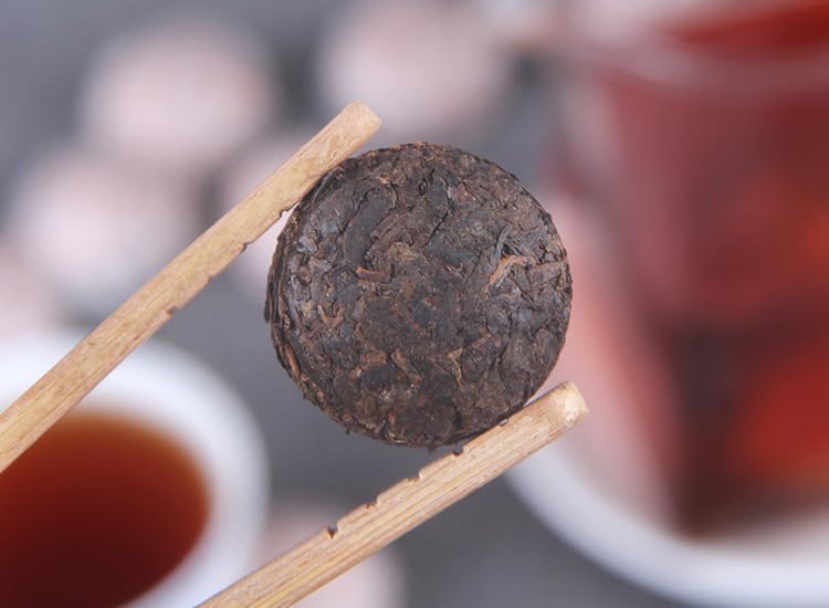 Yunnan Menghai Puerh Tea Cooked Tea 500g Original Flavour Tuo Mini Tuo Black tea Original Flavour Mellow Tea Ripe tea云南勐海普洱茶 熟茶 木止原味沱 迷你小沱原味醇香茶500g