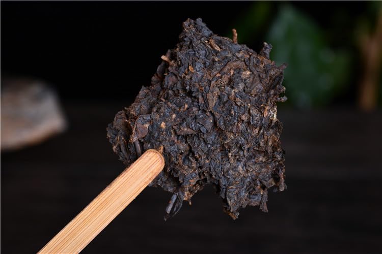 Pu-erh Tea Ripe Tea Menghai Pu-erh 357g/12.59oz Big Tree Tea Yunnan Qizi Cake Tea A Healthful Choice of Black Tea 勐海普洱357克茶饼 普洱