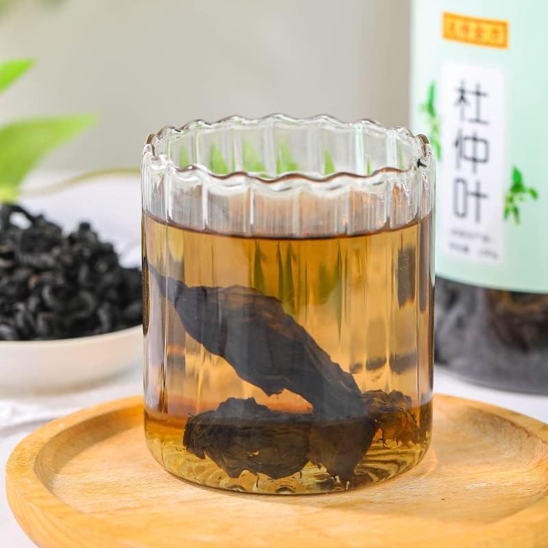 Duzhong Ye Natural 100g Duzhong Tea Leaves Buds 3.52oz Loose Leaf Tea Herbal Tea 杜仲叶100克罐装 杜仲茶杜仲嫩叶嫩芽花茶