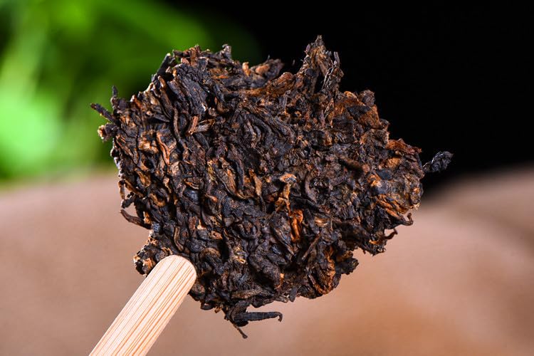 Puerh Tea Imperial Collection 357g Ancient Tree Ripe Tea Brown Mountain Qizi Cake Tea Black tea Yunnan Puerh Tea organic loose leaf 普洱茶 御品典藏 357g古树熟茶 布朗山七子饼茶