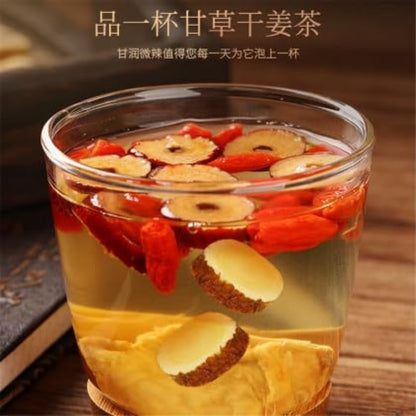 China Licorice Root Sliced 250g/Bag (8.81oz) Natural Original Sliced Licorice Soaked In Water, Herbal Tea 甘草250g/袋 甘草片组合茶袋泡茶养生茶