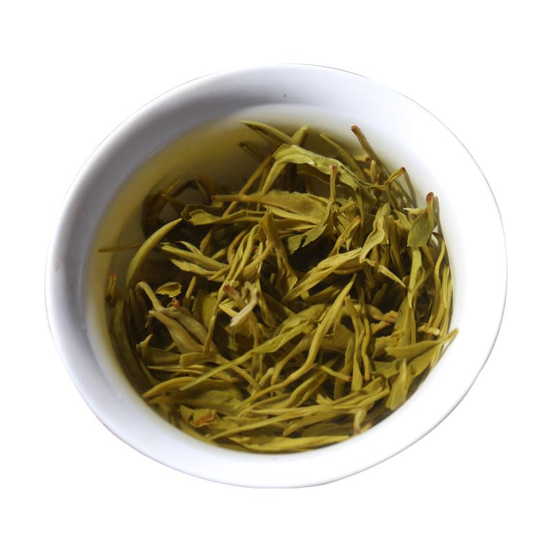 Yunnan Natural and Additive-free High Mountain Roasted Green Tea Head Spring Mao Jian Dian Green Tea 500g Loose Tea 云南高山银丝烘青绿茶 头春毛尖滇绿茶叶500克