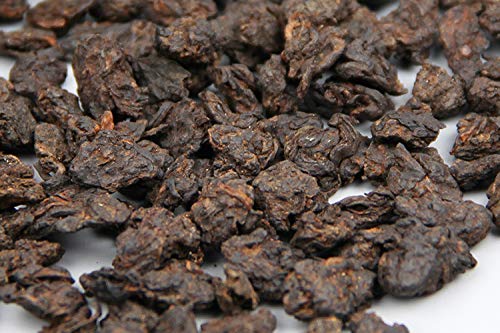 Natural and Additive-free Puerh Tea Cooked Tea 500g Loose Tea Laochatou Nuoxiang Ancient Tree Ripe Puerh Fossil Broken Silver Tea Yunnan Black Tea 普洱茶 熟茶 散茶老茶头 糯香古树熟普洱老茶头 碎银子茶化石