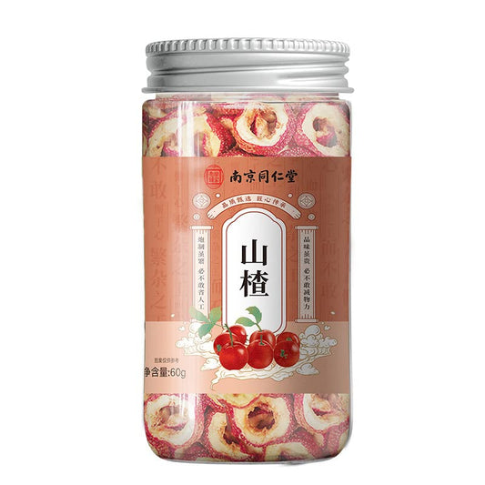 Natural Premium TongRen Tang Hawthorn Bulk 2.11oz Hawthorn Slices No Kernel Hawthorn Ring 60g Dried Hawthorn Herbal Tea From China 山楂