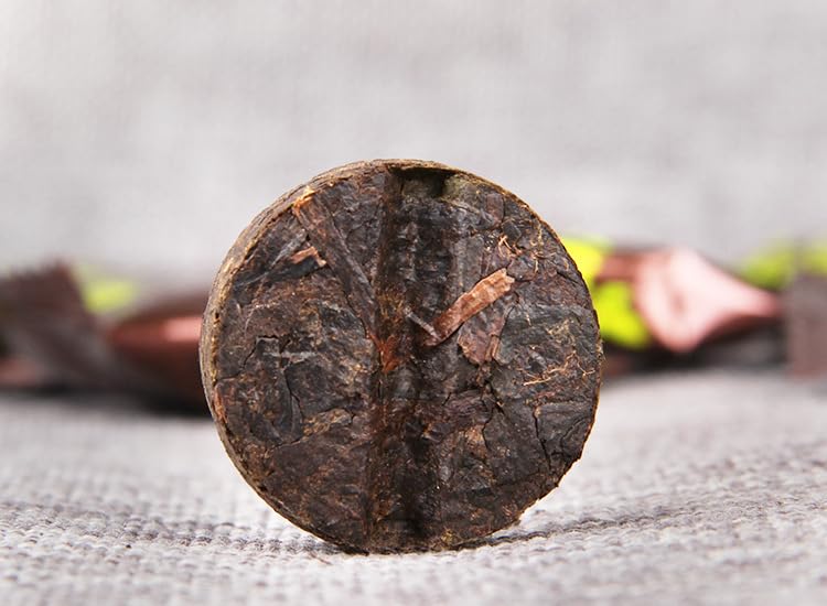 Premium Original Tea Tuo Tea Candy Paper Original Tuo Ripe Tea Aged Fermented Yunnan Black Tea Puerh Tea Loose Tea 500g原味茶小沱茶糖果纸 原味小沱熟茶散装普洱茶