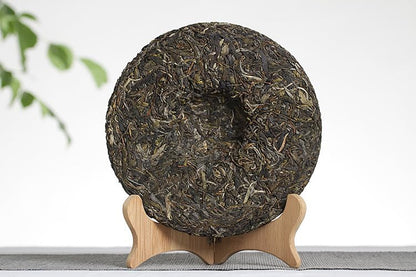 Premium Yunnan Puerh Tea Raw Tea 357g Xigui Old Tree Tea Cake Spring Tea Qizi Cake Tea Puerh Tea Organic Pu-Erh Tea, Green Tea 云南普洱茶 357克昔归（白棉）老树茶饼 明前春茶七子饼茶