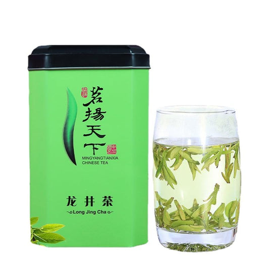 From China's origin Before the rain Longjing Tea Natural Chinese Green Tea West Lake Green Tea Bulk Tea 100g/Box Fresh taste 龙井绿茶雨前明前西湖绿茶龙井 散装罐装茶叶