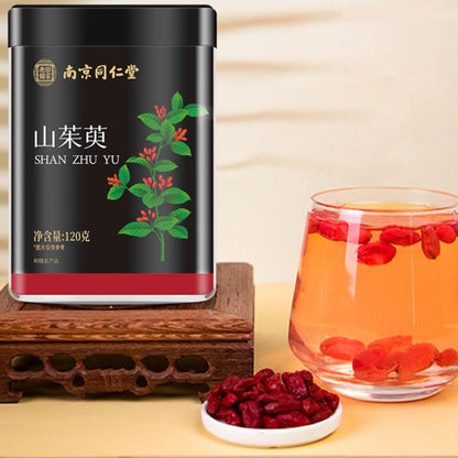 Natural Fruit Chinese Cornus Officinalis for Tea，120g / 4.23oz Healthy and Delicious Herbal Tea 同仁堂山茱萸野生精品山茱萸120克