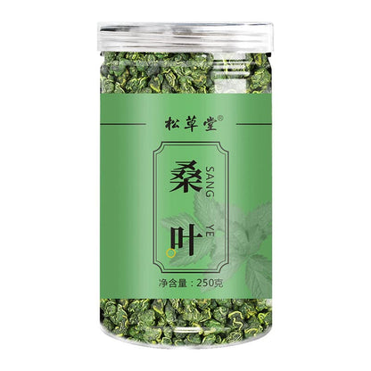 Herbal Tea Mulberry Leaf Tea 250g Mulberry Leaf Tea After Frost Canned Granular Mulberry Leaf Tea 霜后桑叶茶 250g