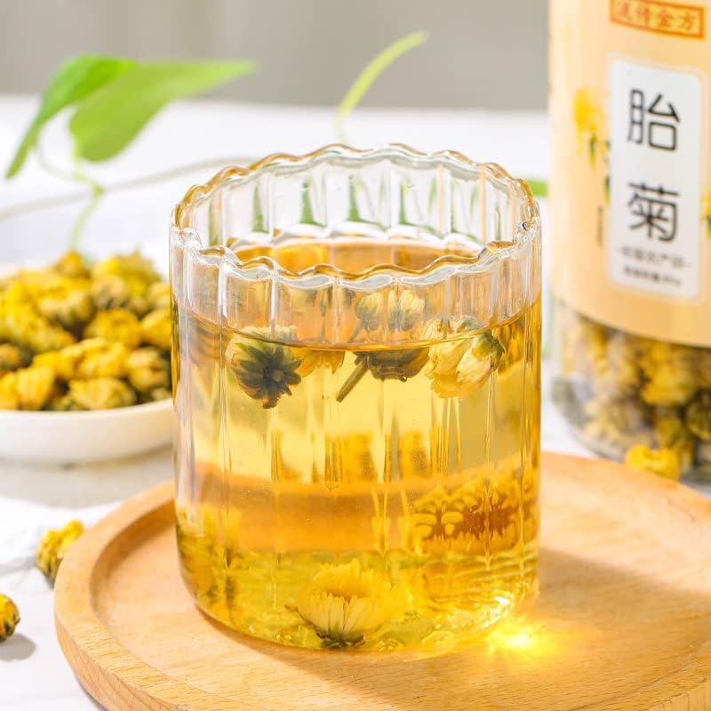 Herbal Flower Tea Bud 80g Cans Tea 2.82oz TaiJu Chinese Tea Herbal Flower Tea 淳滋堂胎菊花80克罐装