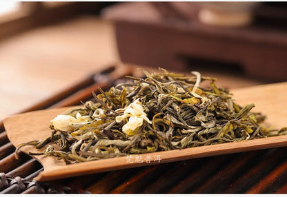 Premium Jasmine Green Tea 500g Loose Large Amount of Flowers Yunnan Jasmine Tea House Full of Floral Aroma 雪芽茉莉白毫绿茶