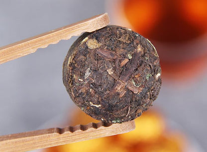 Yunnan Aged Glutinous Rice Puerh Small Golden Tuo Ripe Tea 250g / Bag Puerh Tea Aromatic and Flavorful Black Tea Strong Aroma Cooked Tea 云南陈年糯米香普洱小金沱熟茶