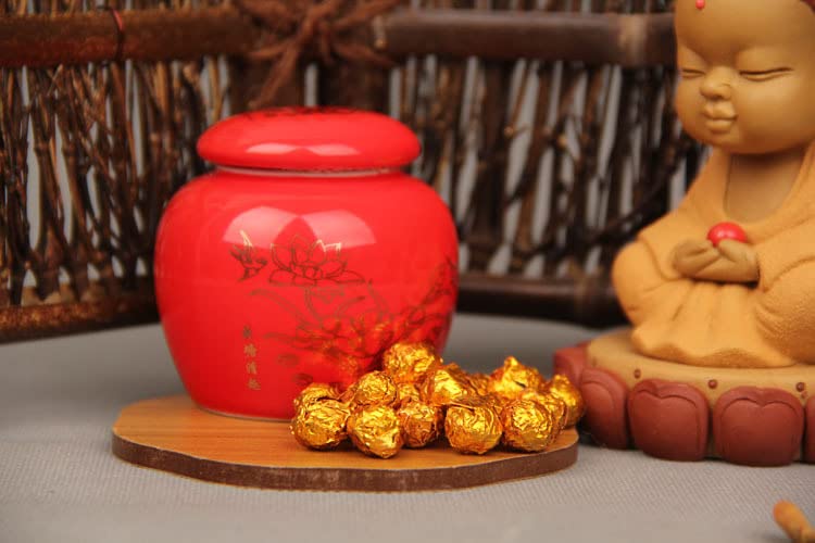 Pu-erh Tea Cream Hong yun dang tou Instant Tea Cream Cooked Tea Exquisite Tin 40g Gift for Family, Friends A Healthful Choice of Black Tea 普洱茶膏 红运当头 速溶茶膏 熟茶 精美罐装40g