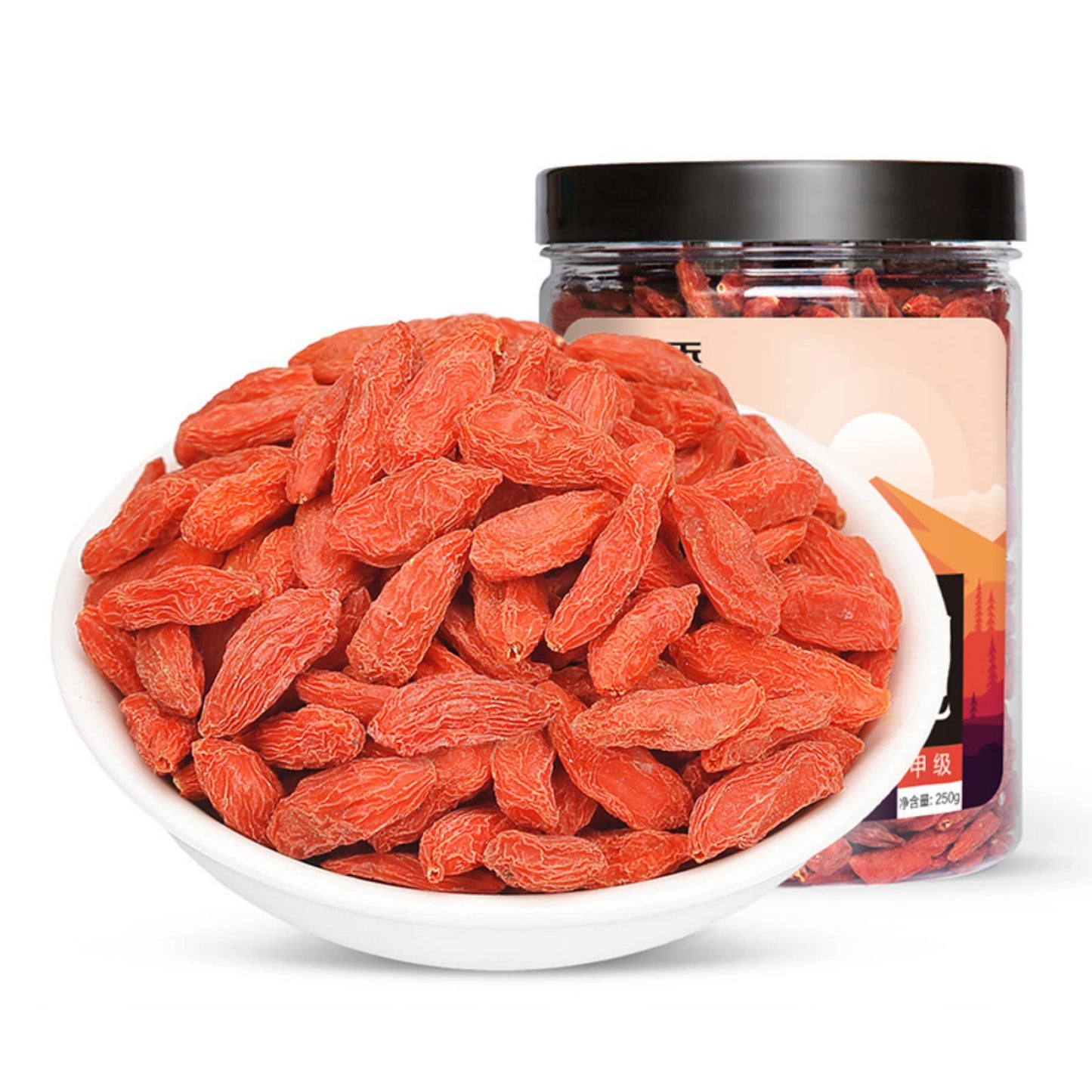 Herbal Tea Dried Goji Berries Non-GMO Ningxia Wolfberry 8.82oz/250g Goji Berries