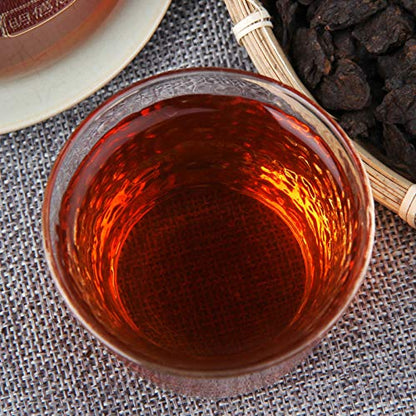 Natural Chinese Tea Fossil Broken Silver Tea Fossil Puerh Tea 500g Cooked Tea Loose Tea Laochatou Yunnan Black Tea 糯香碎银子茶化石普洱茶熟茶散茶老茶头500g