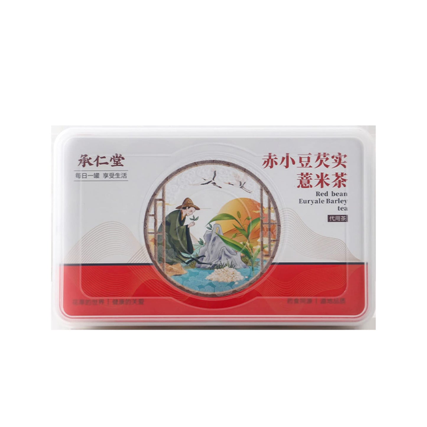 Herbal Tea Red Bean Barley Tea 20g/can Goji Berries Buckwheat Tea Combination Chinese Tea 承仁堂赤小豆红豆薏米茶30罐/盒