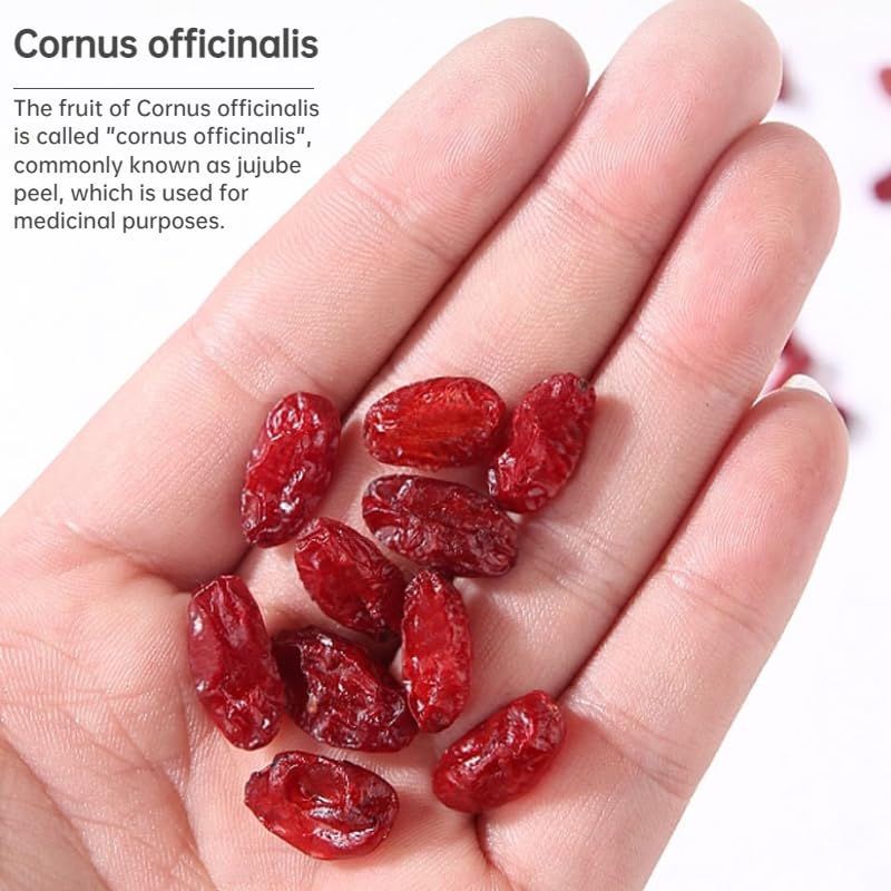 Natural Fruit Chinese Cornus Officinalis for Tea，120g / 4.23oz Healthy and Delicious Herbal Tea 同仁堂山茱萸野生精品山茱萸120克