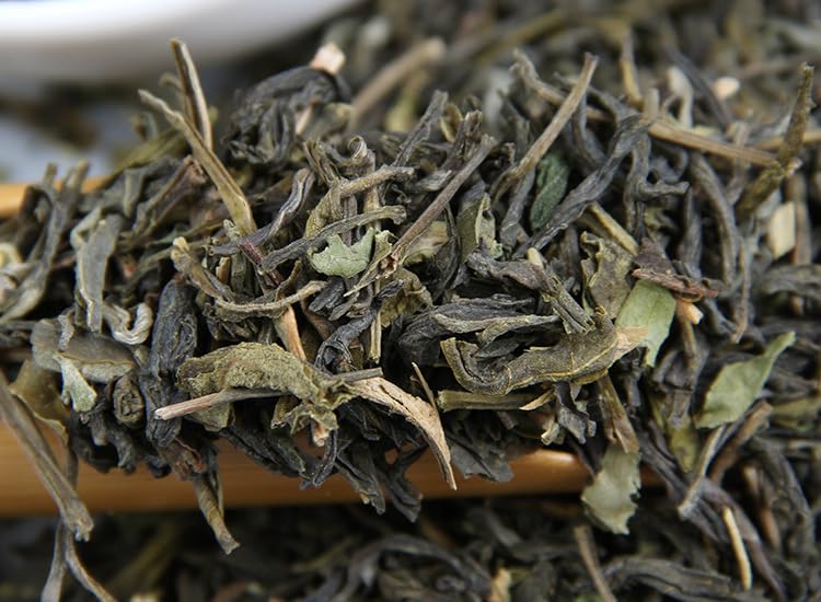 Natural and Additive-free Yunnan Pu'er Tea Green Tea 500g(100g*5 Bags) Green Tea Loose Tea Xishuangbanna Glutinous Scented Tea 糯米香茶 云南普洱茶 绿茶 生茶 散茶 西双版纳 糯米香 茶叶