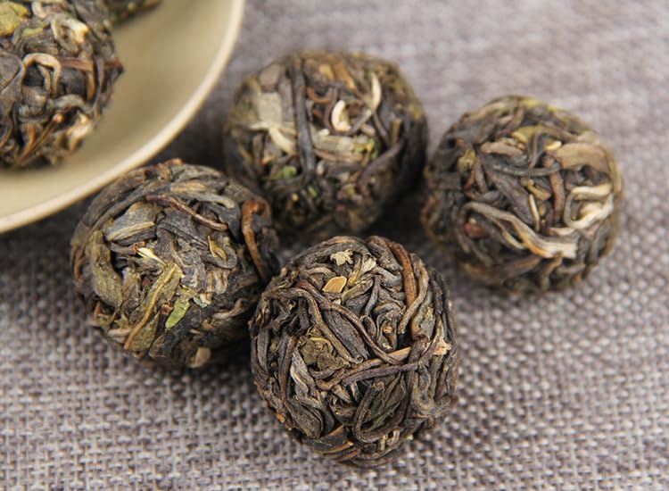 Premium Sticky Fragrance Puerh Tea Sticky Fragrance Puerh Raw Tea Green Tea Longzhu 500g Puerh Tea Deliciously Smooth Puerh Tea 糯米香普洱茶 糯香普洱生茶龙珠500g