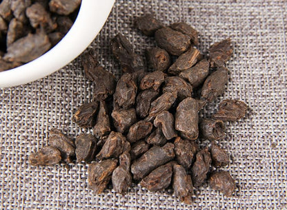 Premium Puerh Tea Menghai Jasmine Tea Fossil 500g Jasmine Fragrant Fossil Tea Broken Silver Strongly Fragrant Ripe Tea 普洱茶 勐海茉莉茶化石 茉莉花香碎银子 浓香熟茶500g