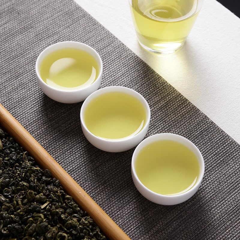 Yunnan Green Tea Mingqian Two Leaves Biluochun No.1 Strong Fragrance Spring Tea 500g Additive-free Loose Dian Green 云南绿茶 明前 二叶碧螺春浓香春茶500克散装滇绿