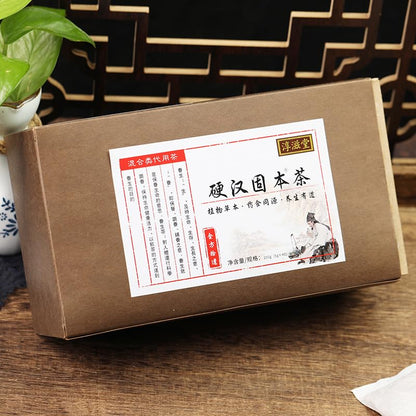 Huangjin Mulberry Etc. Ingredients Combination Herbal Tea 200g (5 * 40bags) Bag Tea Chinese Herbal Tea 7.05oz 硬汉固本茶 黄精桑葚养生茶