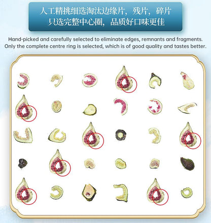 Tongrentang Herbal Tea 45g Dried Fig Slices, Sugar-Free Packaging, Naturally Sweet Enjoy The Delightful Taste of Fruit Tea 南京同仁堂无花果干片无糖45克