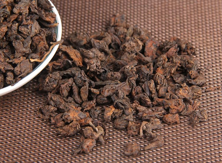 Premium Puerh Tea organic Ripe Tea 500g / 17.63oz Old Banzhang Brown Laochatou Ancient Tree Tea Mellow Genuine Menghai Flavour Spring Cooked tea 普洱茶熟茶老班章布朗老茶头古树茶头醇正勐海味春500g