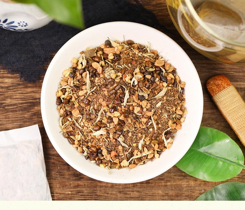 Qingqianliuye Burdock Cornstalk Tea Bag Herbal Tea 200 G/7.05oz 淳滋堂绛绛绛茶 青钱柳叶牛蒡葛根玉米须茶袋泡茶养生茶