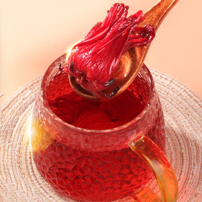 Organic Hibiscus Flower Tea 50g / 1.76oz Hibiscus Tea Roselle Hibiscus Tea Herbal Tea Flower Color Isnaturally同仁堂洛神花茶果脯洛神花干50克