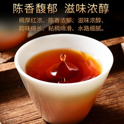 Premium Puerh Tea Ripe Tea Menghai Big Tree Tea Puerh Xiao Long Zhu Tea 250g / 8.81oz Brown Mountain Bright Front Tea cooked tea 普洱茶熟茶勐海大树茶普洱小龙珠熟茶250g/罐布朗山明前茶