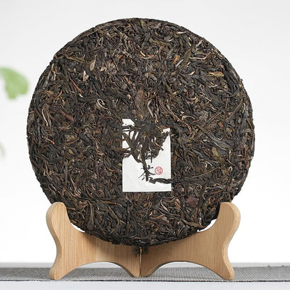 Natural and Additive-free Yunnan Puerh Tea Jingmai Lanxiang Raw Tea 357g Qizi Cake Deliciously Smooth Puerh Tea Green Tea 云南普洱茶 景迈兰香生茶357g 七子饼 