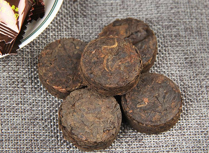 Premium Original Tea Tuo Tea Candy Paper Original Tuo Ripe Tea Aged Fermented Yunnan Black Tea Puerh Tea Loose Tea 500g原味茶小沱茶糖果纸 原味小沱熟茶散装普洱茶