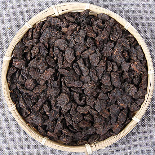 Natural Chinese Tea Fossil Broken Silver Tea Fossil Puerh Tea 500g Cooked Tea Loose Tea Laochatou Yunnan Black Tea 糯香碎银子茶化石普洱茶熟茶散茶老茶头500g