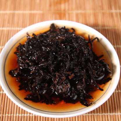 Yunnan Premium Puerh Tea Cooked Tea 400g Qizi Cake Aged Puerh Tea Rich and Aromatic Black Tea from China 云南普洱茶叶鸿兴祥 熟茶 400克七子饼 陈年普洱茶