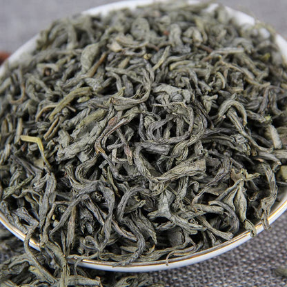 Yunnan Natural and additive-free zhengmei tea spring tea leaves Loose Yunwu steamed green tea 500g Loose Leaf Tea 云南蒸酶茶 2023新茶春茶叶散装高山云雾 蒸青绿茶500克