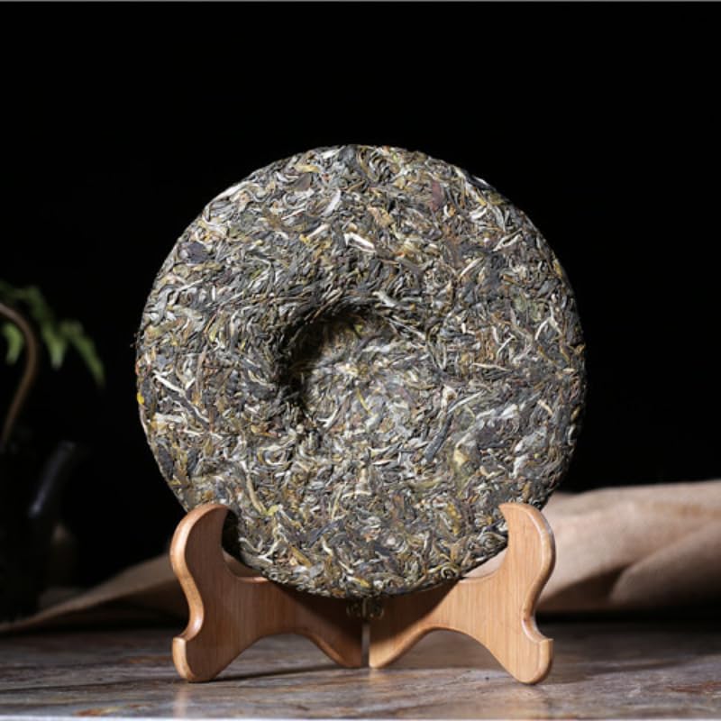 Premium Puerh Tea Raw Tea Yiwu 300 First Spring Large Tree Qiaomu Tea 357g Rooster Zodiac Cake Chinese Green Tea 洱茶生茶 易武300头春大树乔木茶 357克鸡生肖饼