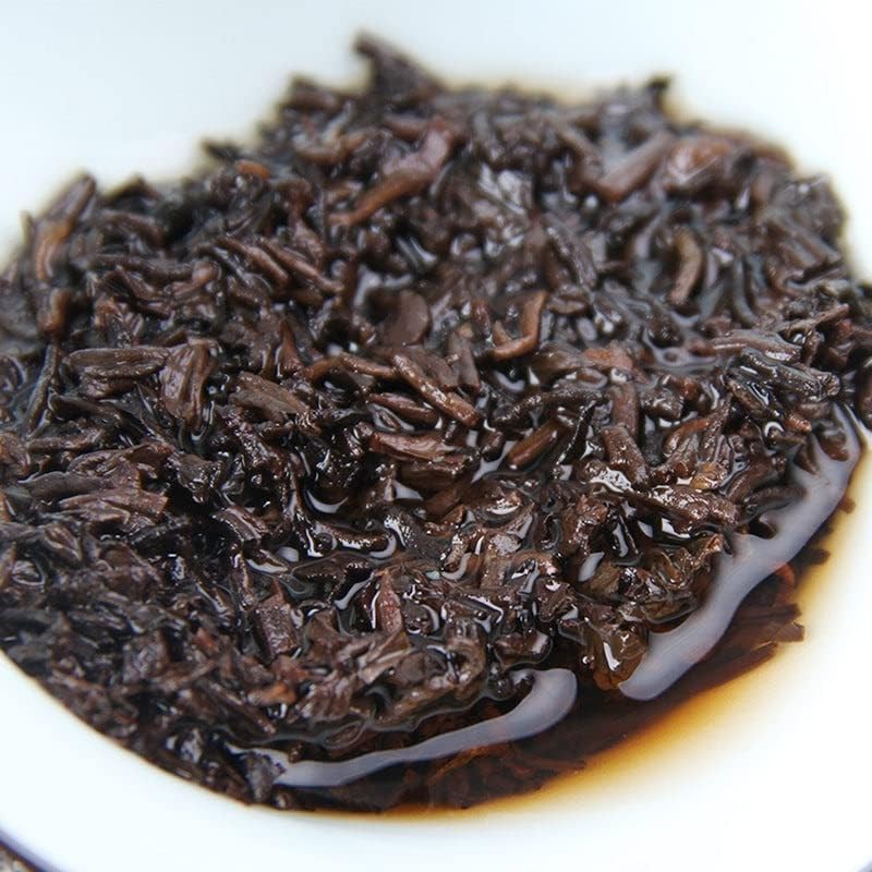 Premium Yunnan Puerh Tea Leaves Ripe Tea 357g/12.59oz Qizi Tea Cake Ancient Tree Tea Rich and Aromatic Black Tea from China 云南普洱茶叶熟茶357克七子茶饼古树茶